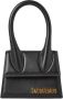 Jacquemus Totes Le Chiquito Top Handle Bag Leather in zwart - Thumbnail 1