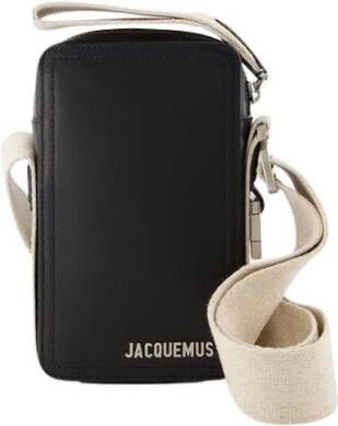 Jacquemus Le Cuerda Vertical schoudertas Zwart Heren