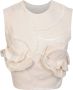 Jacquemus Elegante Witte Bloementop voor Vrouwen White Dames - Thumbnail 1