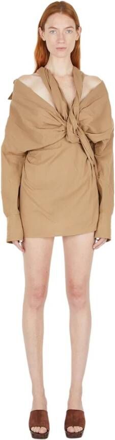 Jacquemus Feestjurk voor gelegenheid Bruin Dames