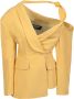 Jacquemus Gele Asymmetrische Damesjas Yellow Dames - Thumbnail 1
