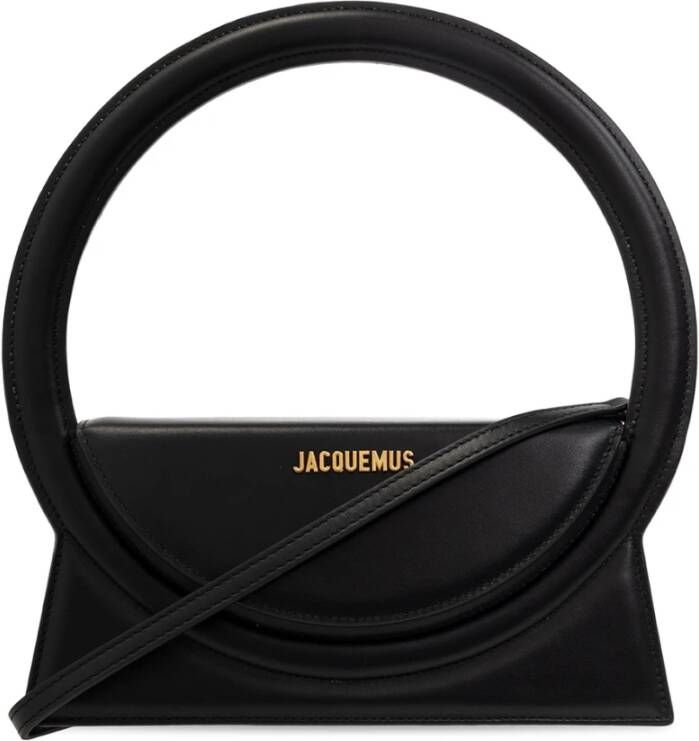 Jacquemus Pochettes Le Sac Rond Pouch Leather in black