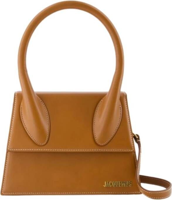 Jacquemus Crossbody bags Le grand Chiquito Large signature handbag in bruin