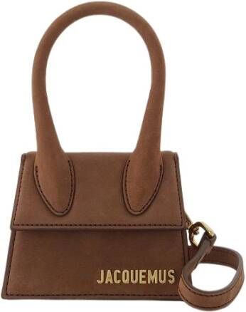 Jacquemus Le Chiquito bag in Brown Leather Bruin Dames