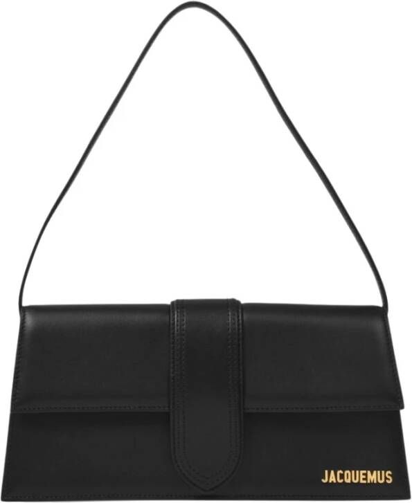 Jacquemus Hobo bags Le Bambino Long Shoulder Bag Leather in zwart