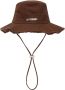 Jacquemus Bruine Artichaut Bucket Hat Brown - Thumbnail 2