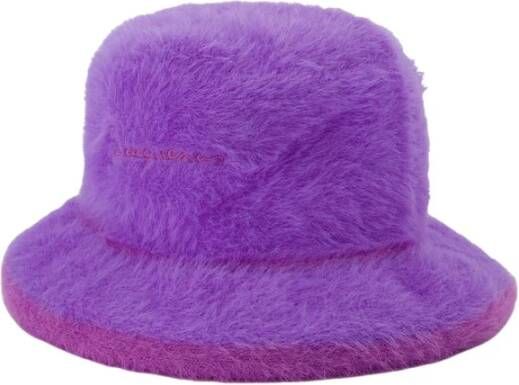 Jacquemus Paarse Neve Bucket Hat met Bucolic Feel Purple Unisex