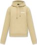 Jacquemus Organisch katoenen hoodie met logo print Beige - Thumbnail 5