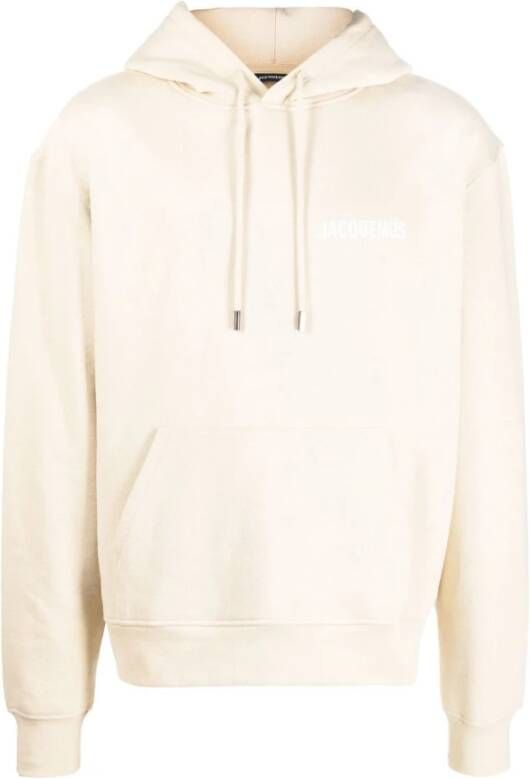 Jacquemus Hoodies Beige Heren