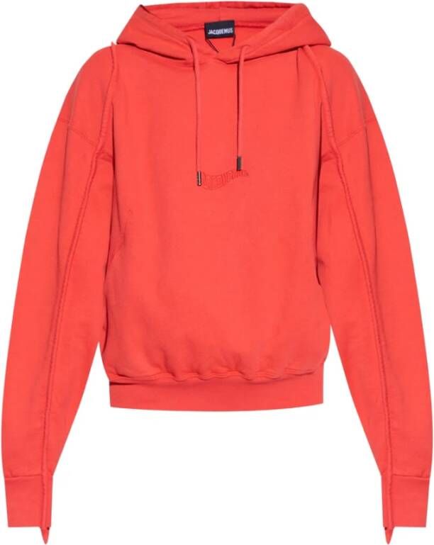 Jacquemus Stijlvolle Rode Hoodie Rood