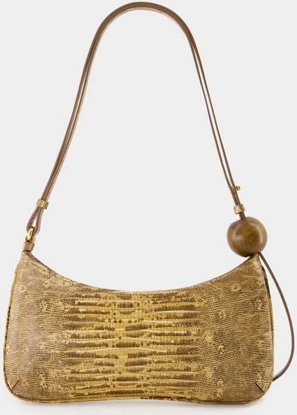 Jacquemus Hobo bags Le Bisou Perle Shoulder Bag Leather Beige in beige - Foto 8