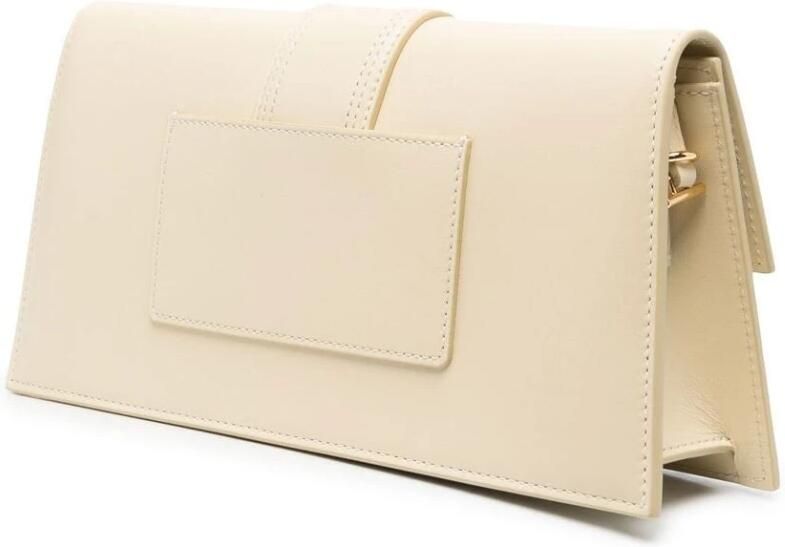 Jacquemus Hobo bags Le Bambino Long Shoulder Bag Leather in crème - Foto 9