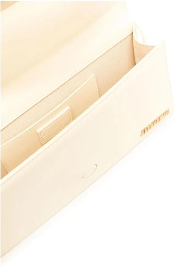 Jacquemus Hobo bags Le Bambino Long Shoulder Bag Leather in crème - Foto 7