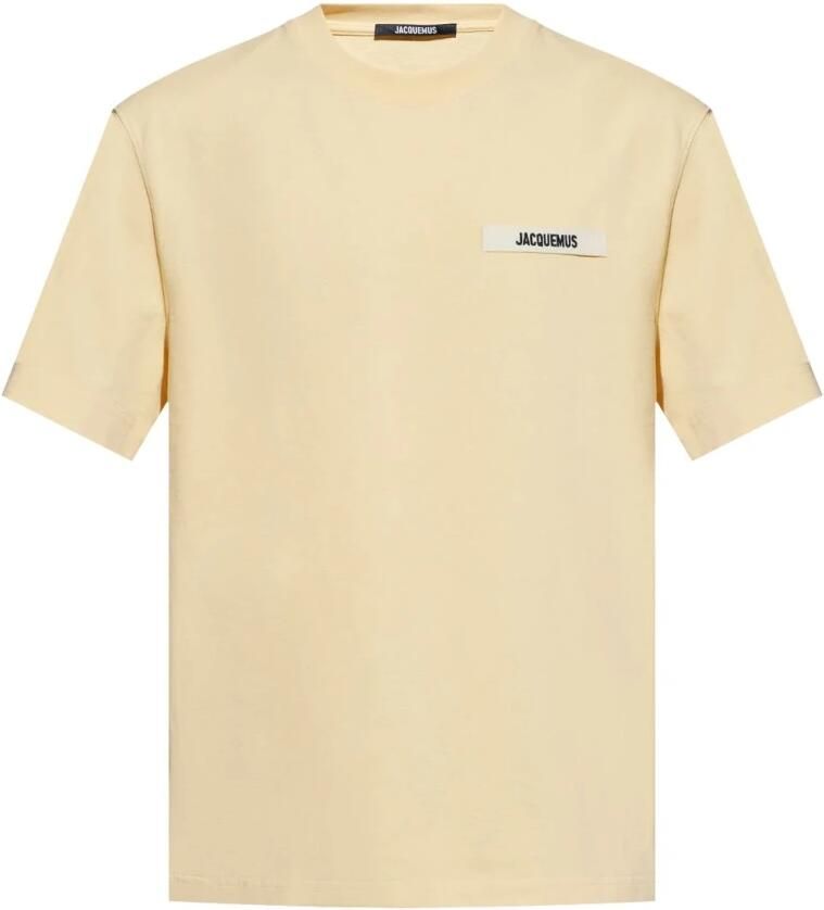 Jacquemus Geel T-shirt en Polo Set Yellow Heren