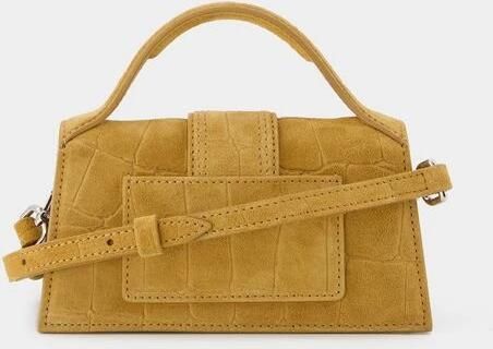 Jacquemus Le Bambino Krokodilreliëf Beige Handtas Beige Dames - Foto 2