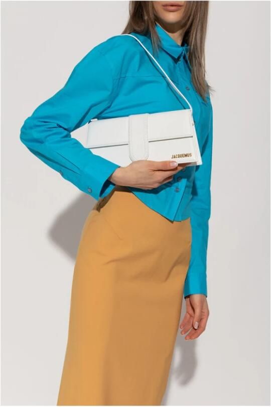 Jacquemus Hobo bags Le Bambino Long Shoulder Bag Leather in wit - Foto 5