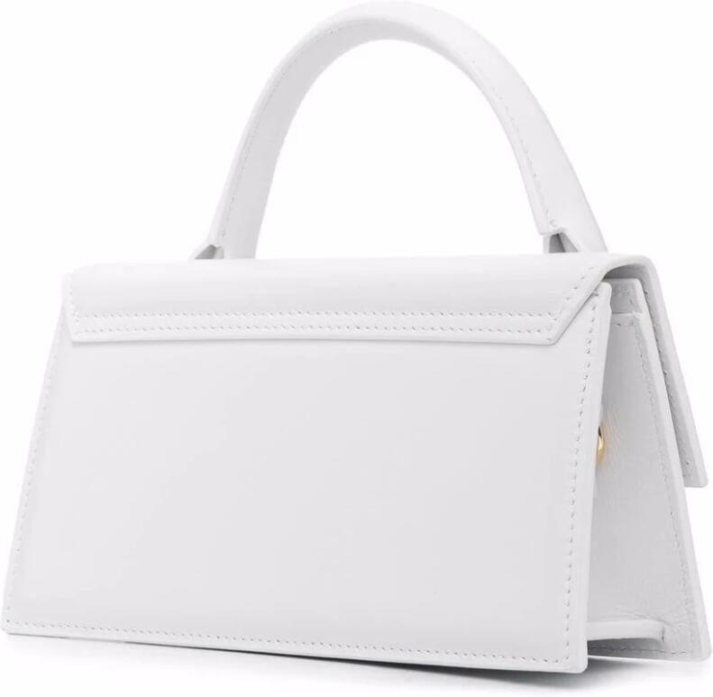 Jacquemus Gestructureerde leren tas met kreeftsluiting White Dames - Foto 3