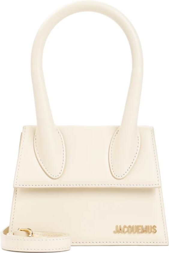 Jacquemus Totes & shoppers Le Chiquito Moyen Top Handle Bag Leather in crème - Foto 9