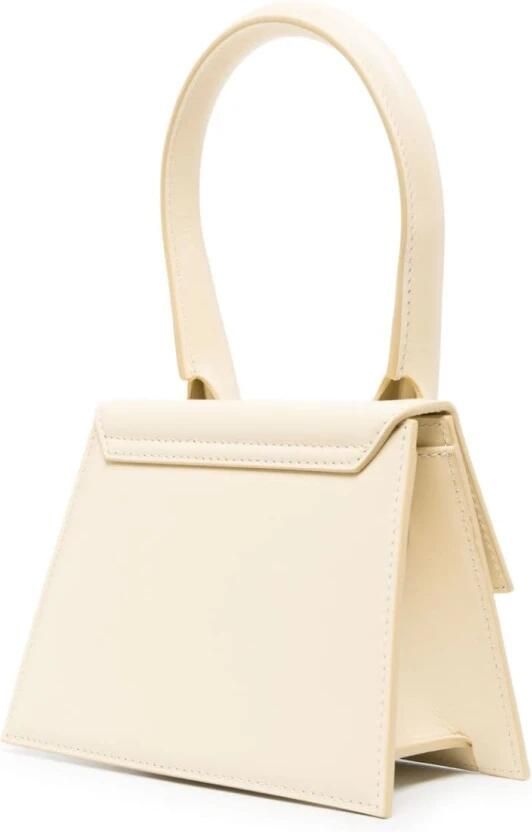 Jacquemus Totes & shoppers Le Chiquito Moyen Top Handle Bag Leather in crème - Foto 10