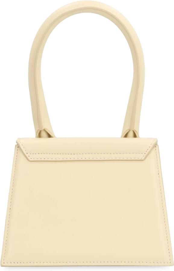 Jacquemus Totes & shoppers Le Chiquito Moyen Top Handle Bag Leather in crème - Foto 8