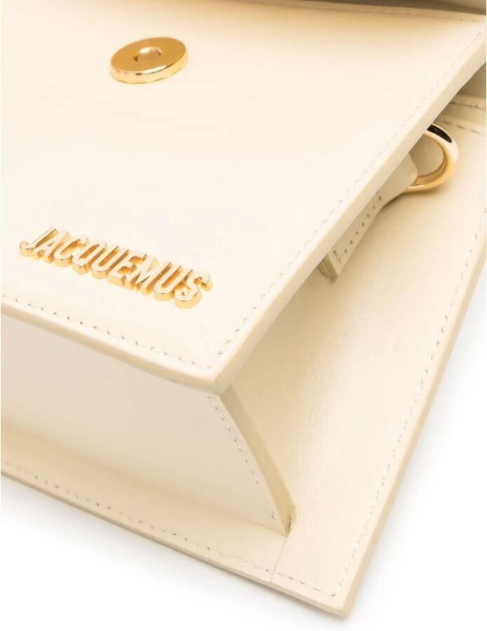 Jacquemus Totes & shoppers Le Chiquito Moyen Top Handle Bag Leather in crème - Foto 4