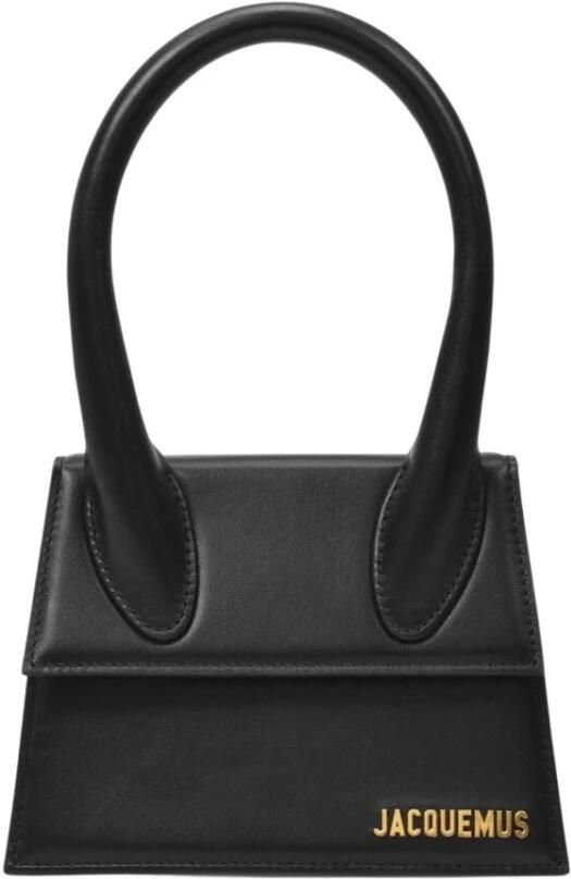 Jacquemus Shoppers & Totes Le Chiquito Moyen Top Handle Bag Leather in zwart - Foto 14