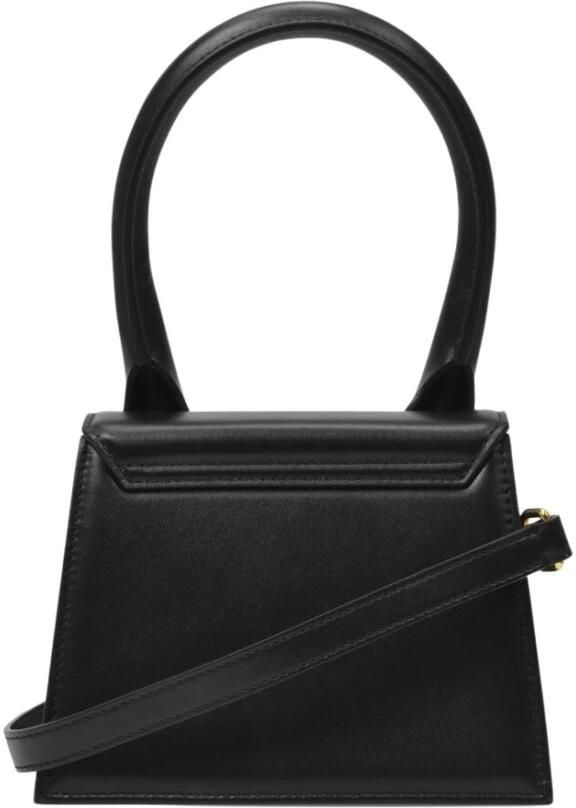 Jacquemus Shoppers & Totes Le Chiquito Moyen Top Handle Bag Leather in zwart - Foto 11