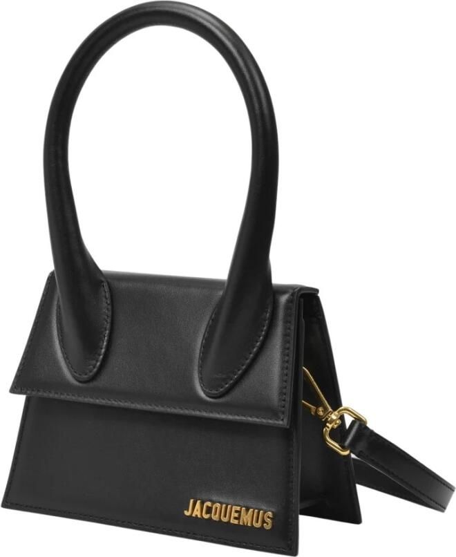 Jacquemus Shoppers & Totes Le Chiquito Moyen Top Handle Bag Leather in zwart - Foto 10