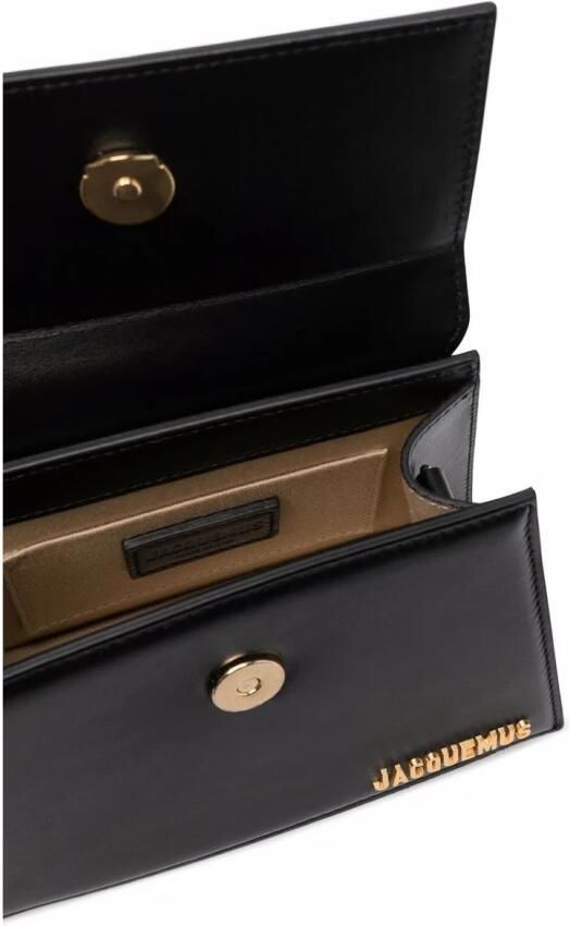 Jacquemus Shoppers & Totes Le Chiquito Moyen Top Handle Bag Leather in zwart - Foto 12