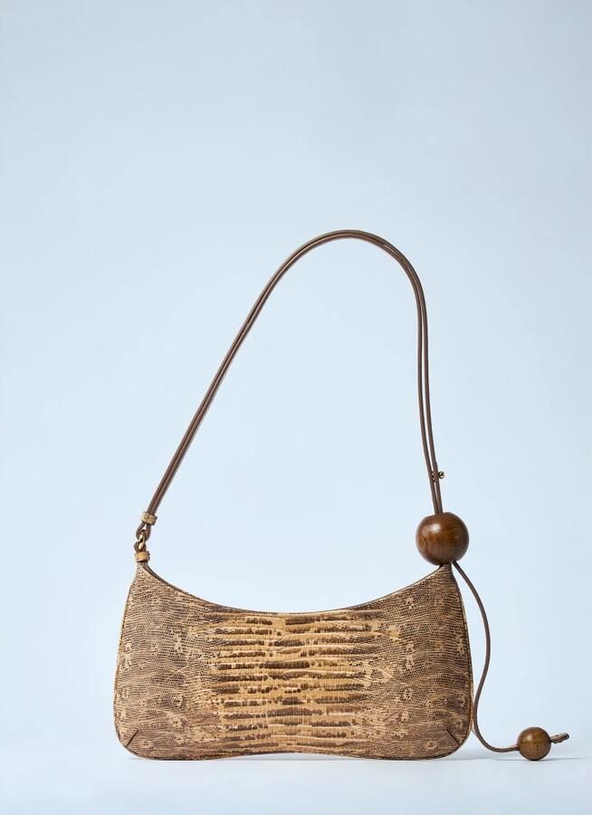 Jacquemus Hobo bags Le Bisou Perle Shoulder Bag Leather Beige in beige - Foto 7