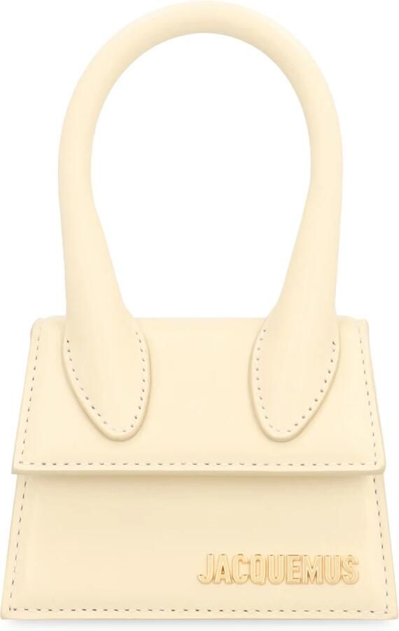 Jacquemus Shoppers & Totes Le Chiquito Top Handle Bag Leather in crème - Foto 9