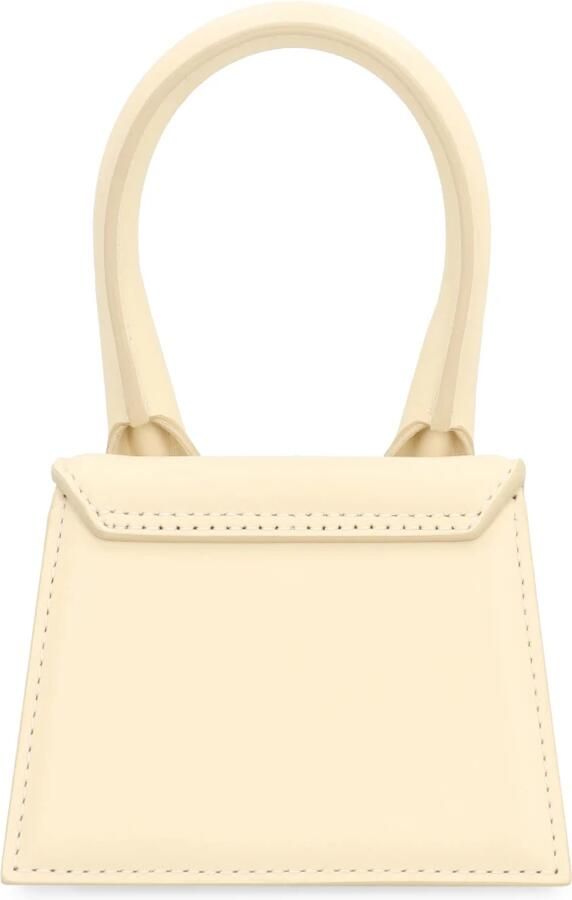 Jacquemus Shoppers & Totes Le Chiquito Top Handle Bag Leather in crème - Foto 8
