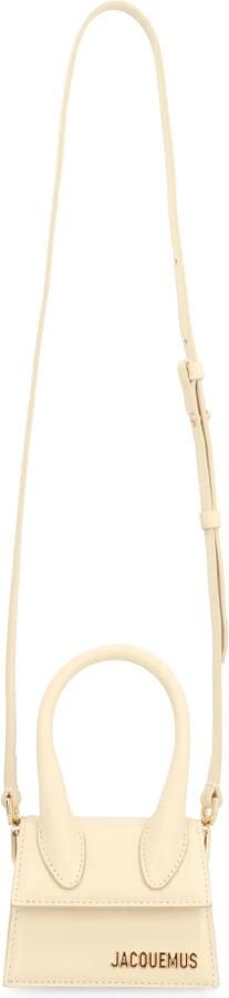 Jacquemus Shoppers & Totes Le Chiquito Top Handle Bag Leather in crème - Foto 10