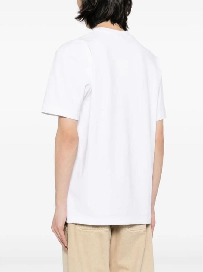 Jacquemus Witte T-shirts en Polos met Gros Grain Detail White Heren - Foto 5