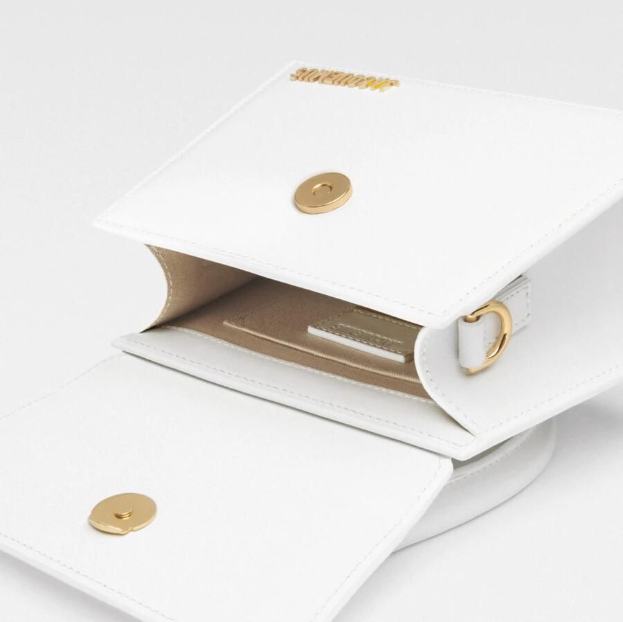 Jacquemus Satchels Le Chiquito Moyen Top Handle Bag Leather in wit - Foto 3