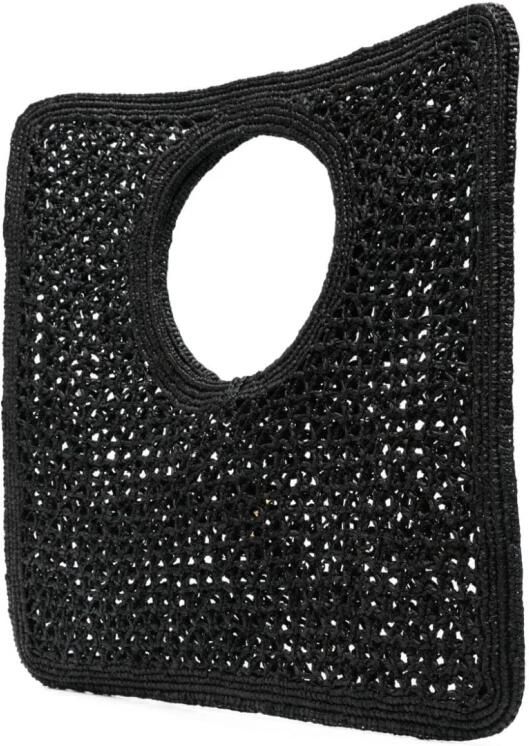 Jacquemus Crossbody bags Le Carre Spiaggia Handbag in zwart - Foto 4