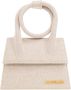 Jacquemus Crossbody bags Le Chiquito Noeud Coiled Handbag in beige - Thumbnail 1