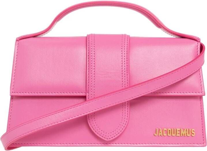 Jacquemus Elegante Leren Handtas met Zakken Pink Dames