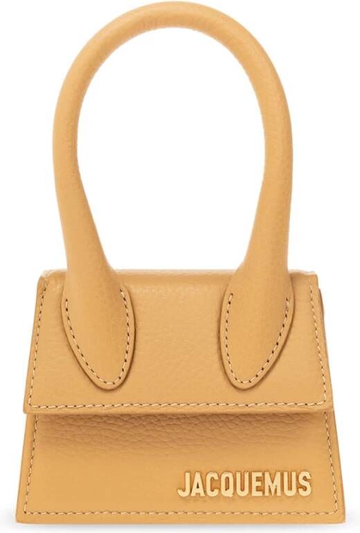 Jacquemus Totes Le Chiquito Top Handle Bag Leather in bruin