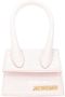 Jacquemus Totes Le Chiquito Top Handle Bag Leather in poeder roze - Thumbnail 1