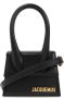 Jacquemus Totes Le Chiquito Top Handle Bag Leather in zwart - Thumbnail 6