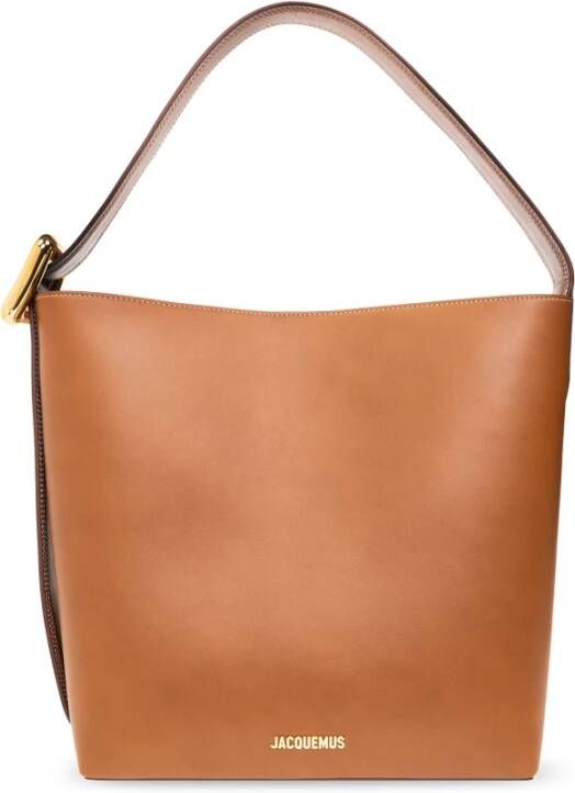 Jacquemus Le Regalo shopper tas Bruin Dames