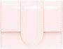Jacquemus Roze Leren Tri-Fold Portemonnee Pink Dames - Thumbnail 1