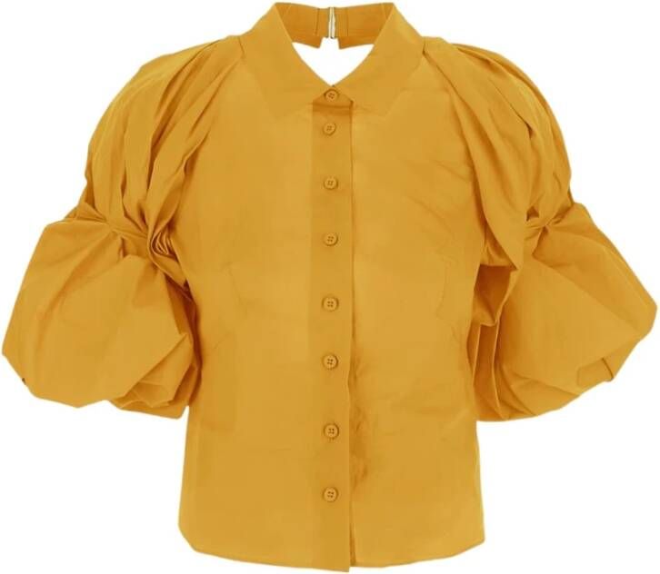 Jacquemus Maraca Pofmouw Shirt Yellow Dames