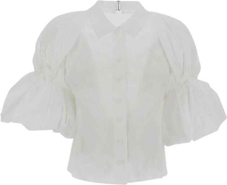 Jacquemus Maraca Pofmouw Shirt White Dames