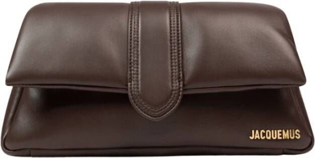 Jacquemus Medium Bruine Bambimou Clutch Bruin Dames