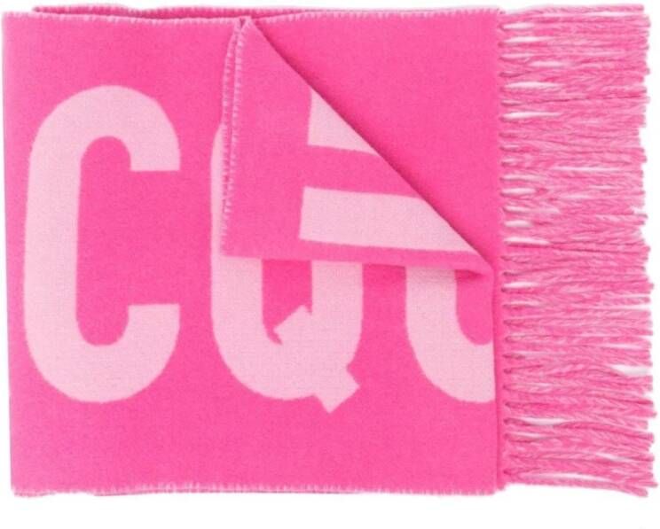 Jacquemus Multi Pink Sjaal Roze Dames