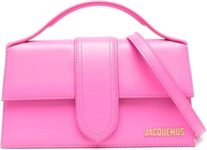 Jacquemus Neon Pink Le Grand Bambino Roze Dames