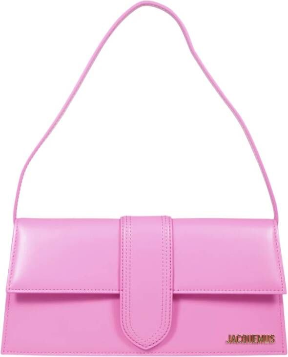 Jacquemus Neon Roze Lange Tas voor Kinderen Roze Dames