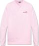 Jacquemus Lange Mouwen Rose Pavane T-shirt Pink Heren - Thumbnail 1
